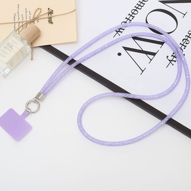 Pad Glitter with Lanyard Phone