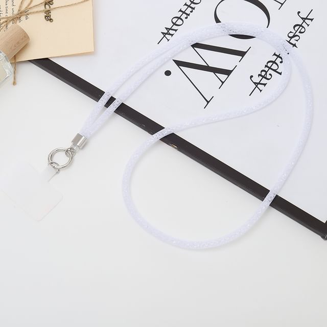 Pad Glitter with Lanyard Phone