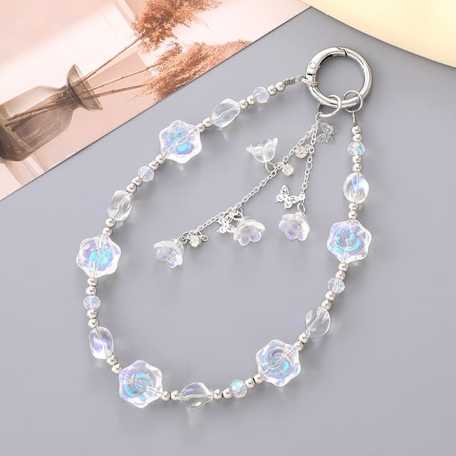 Phone Floral Strap Bead