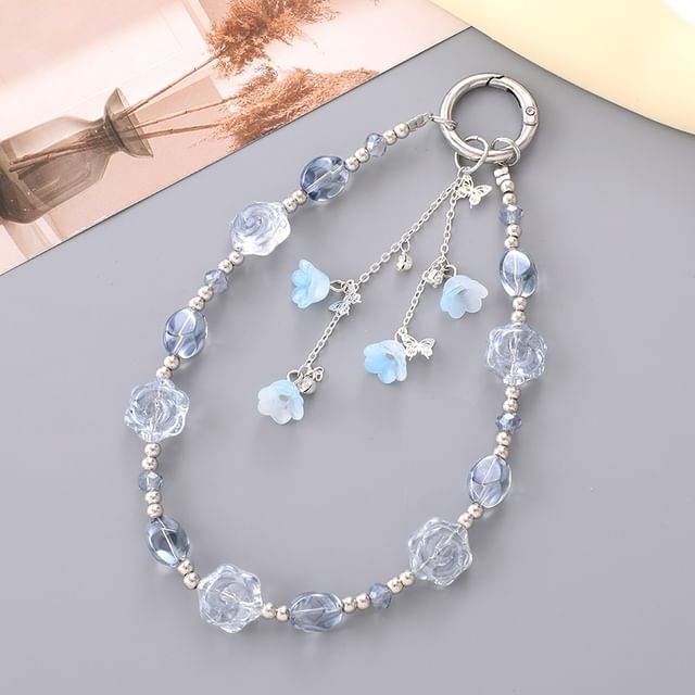 Phone Floral Strap Bead