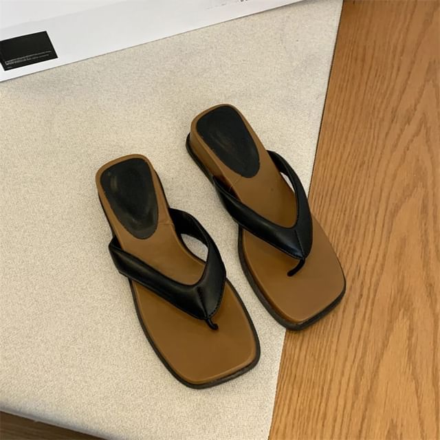 Heel Wedge Flip-Flops