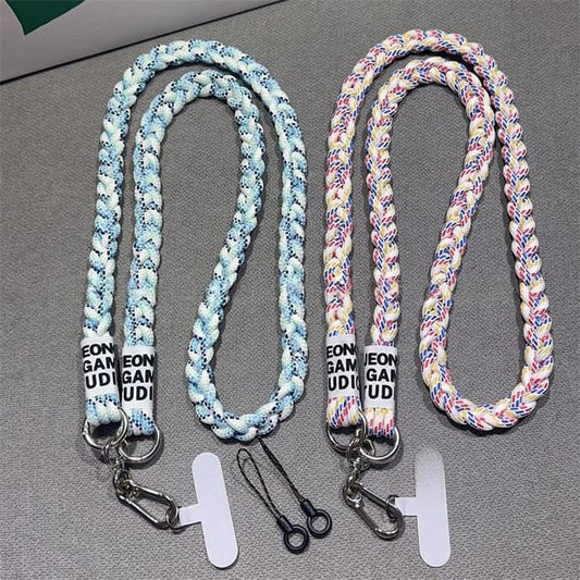 with Braided Strap Lanyard Pad and Phone