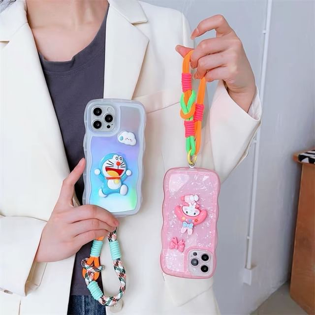 Strap with Two-Tone Pad Phone Lanyard and