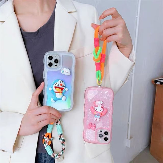 Strap with Two-Tone Pad Phone Lanyard and