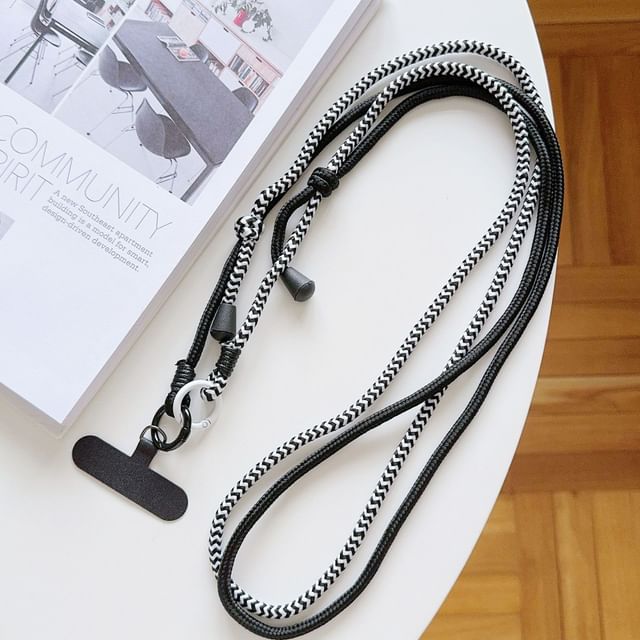 Knotted with Pad Phone Lanyard