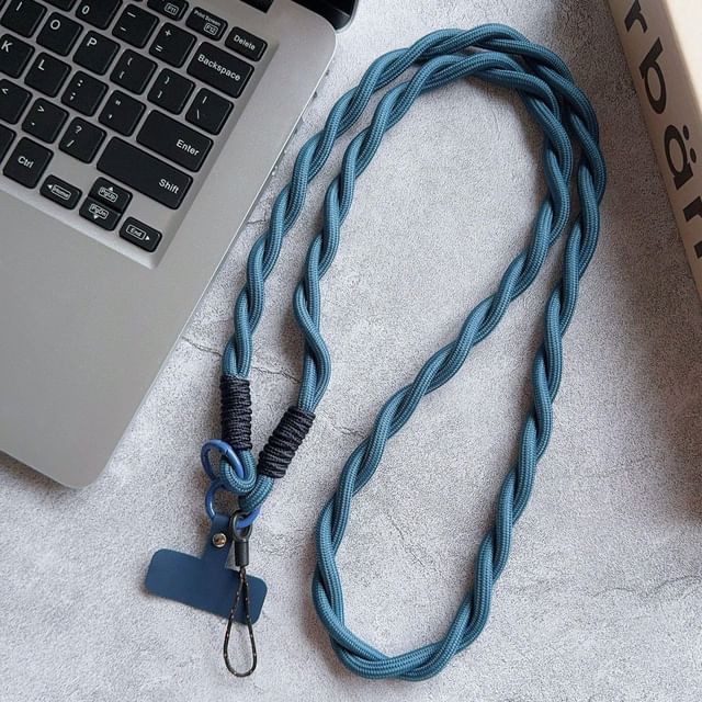 Lanyard with Helical Strap Pad Phone