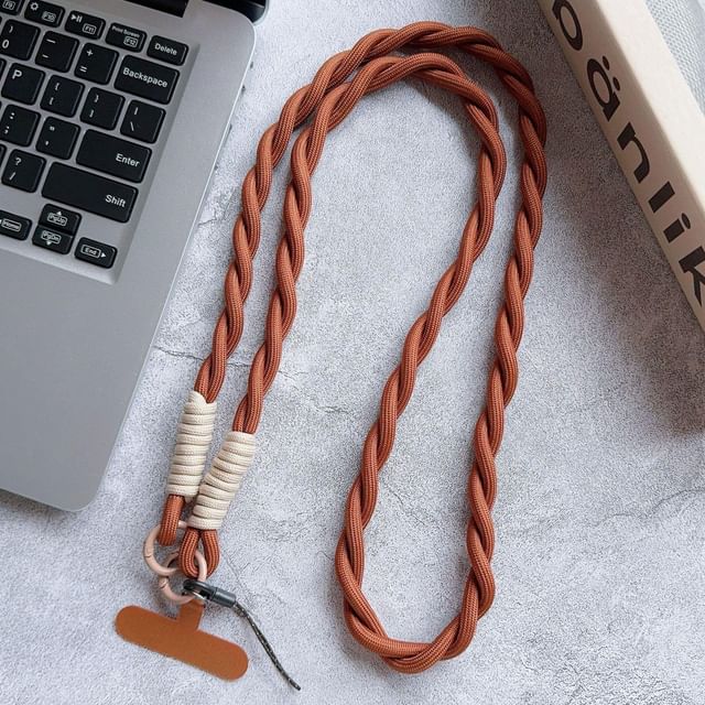 Lanyard with Helical Strap Pad Phone