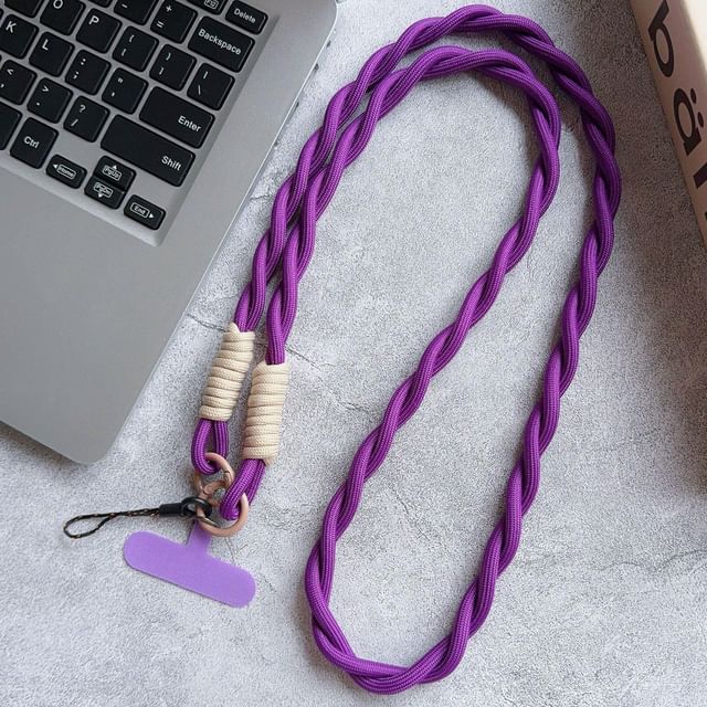 Lanyard with Helical Strap Pad Phone