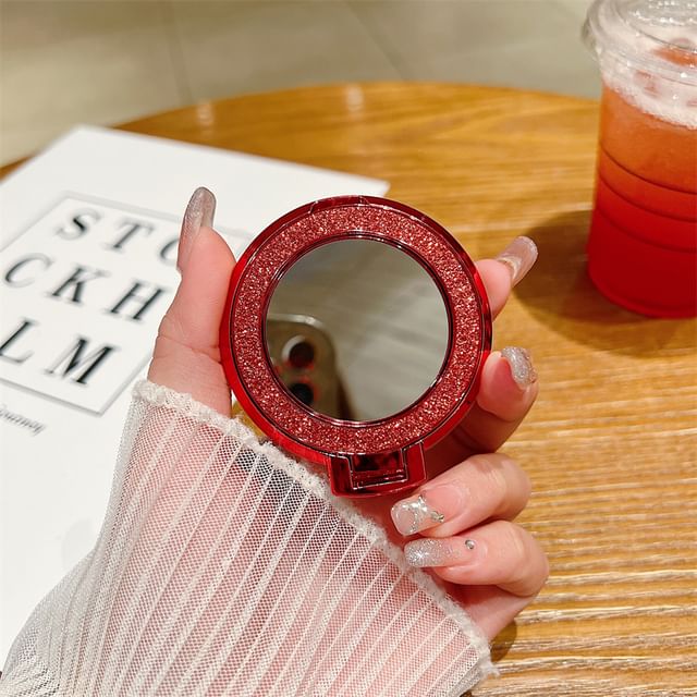 with Mirror Magnetic Phone Stand Glitter