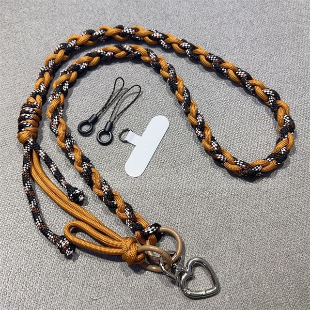 Braided with Lanyard Strap Phone Pad