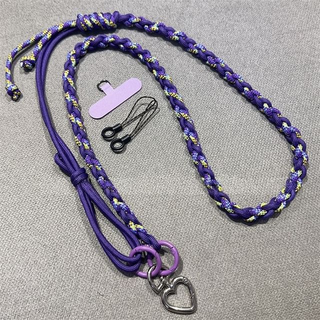Braided with Lanyard Strap Phone Pad