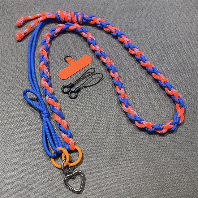 Braided with Lanyard Strap Phone Pad