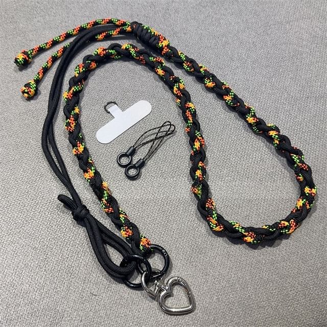 Braided with Lanyard Strap Phone Pad