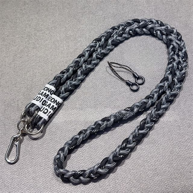 with Braided Strap Lanyard Pad and Phone