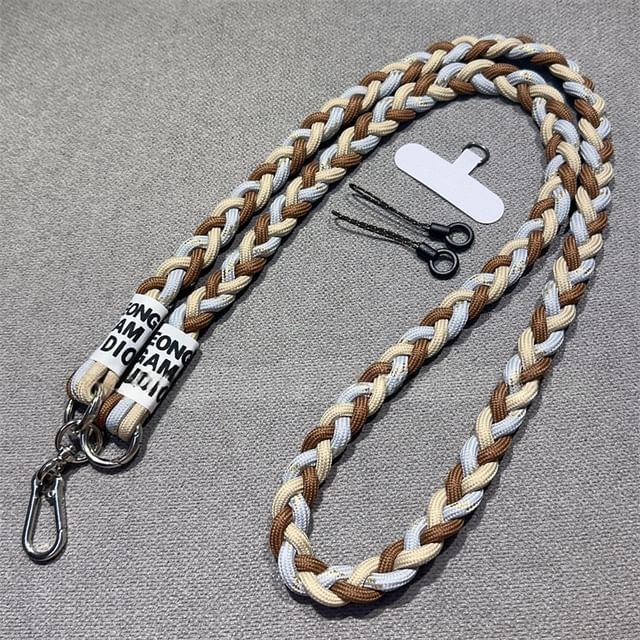 with Braided Strap Lanyard Pad and Phone