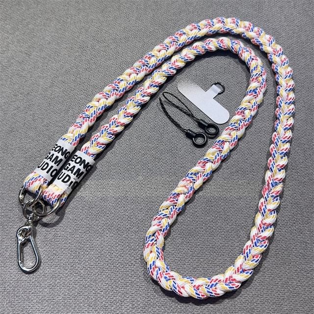 with Braided Strap Lanyard Pad and Phone