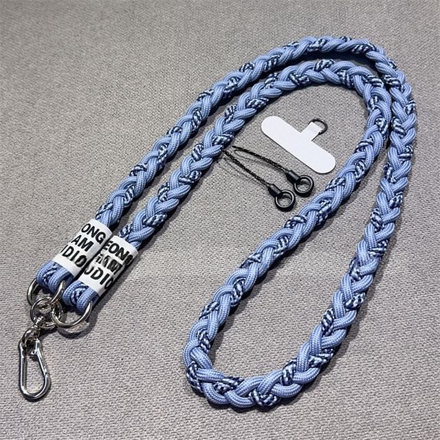 with Braided Strap Lanyard Pad and Phone