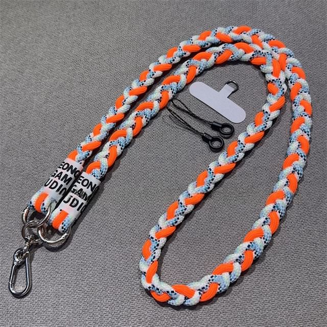 with Braided Strap Lanyard Pad and Phone