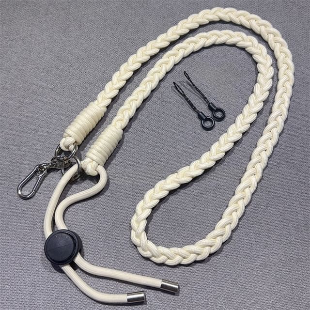 Braided Strap Phone Pad with Lanyard and
