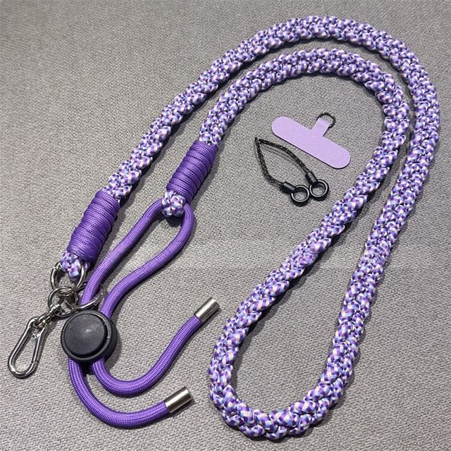 Braided Strap Phone Pad with Lanyard and
