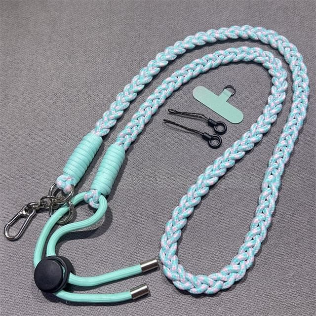 Braided Strap Phone Pad with Lanyard and