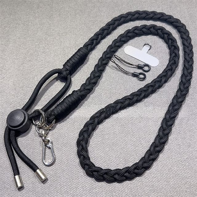 Braided Strap Phone Pad with Lanyard and
