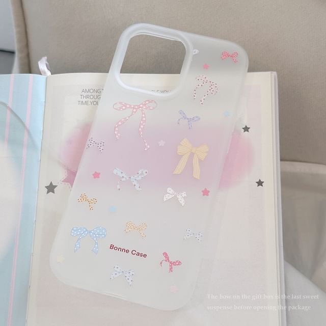 Bow Case Print Phone