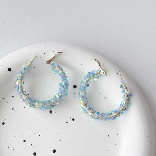 Hoop Butterfly Alloy Earring