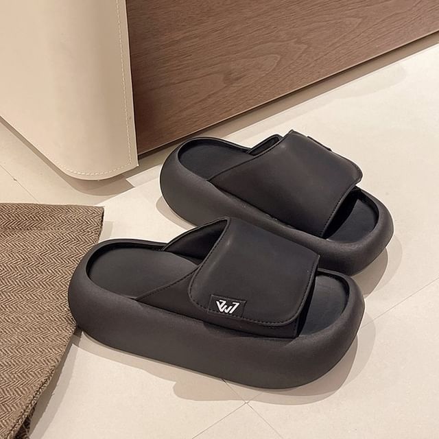 Sandals Adhesive Strap Platform