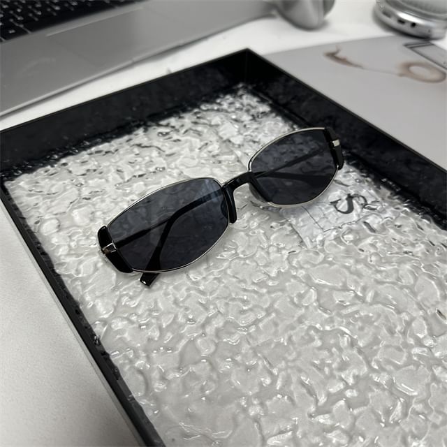Rectangular Plain Sunglasses