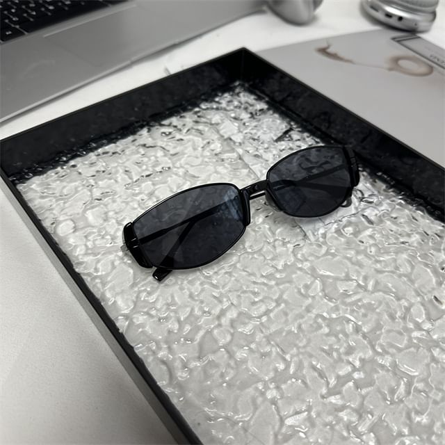Rectangular Plain Sunglasses