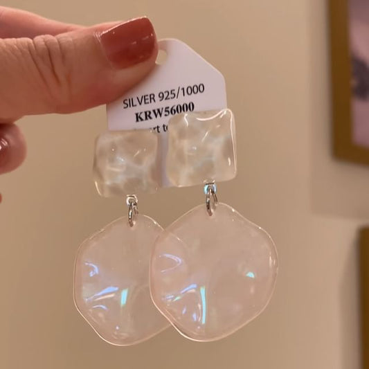 Geometric Earring Drop