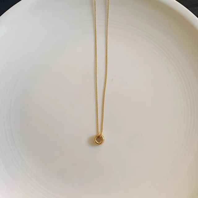 Pendant Necklace Sterling Silver Bead