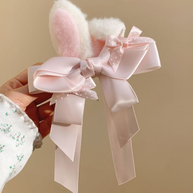 / Set Rabbit Clip Ear Hair Bow