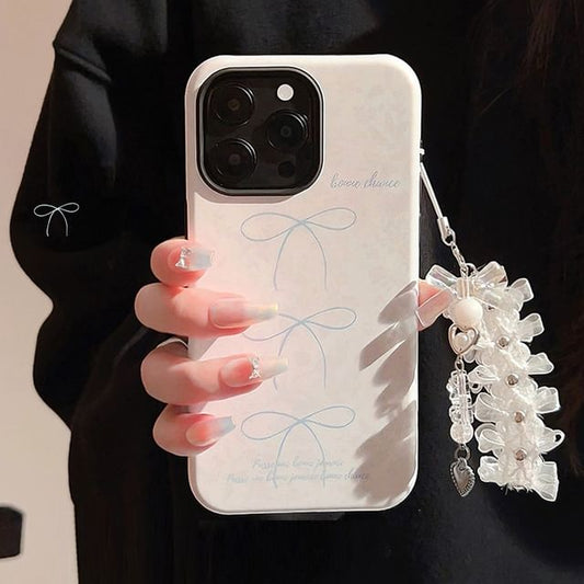 Bow Charm Case / Lace Set Phone