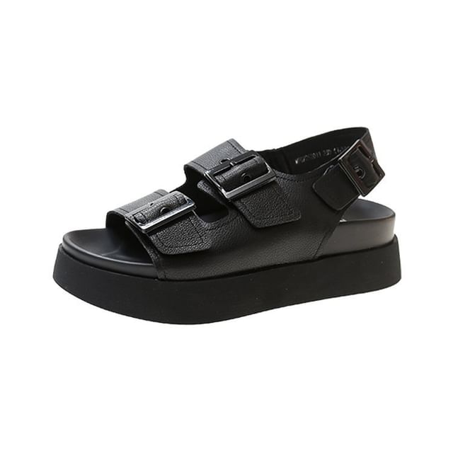 Platform Buckled Sandals