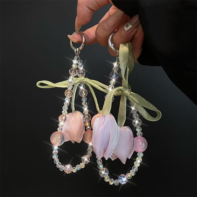 Lanyard Pad with Flower Phone