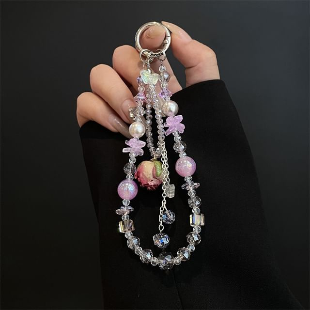 Pad Beaded Lanyard Phone with