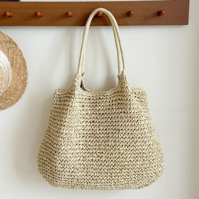 Bag Tote Plain Straw