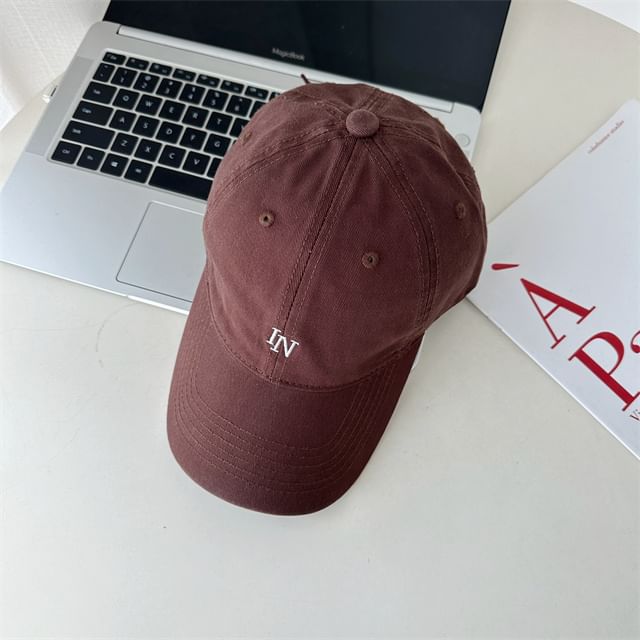 Baseball Embroidered Lettering Cap