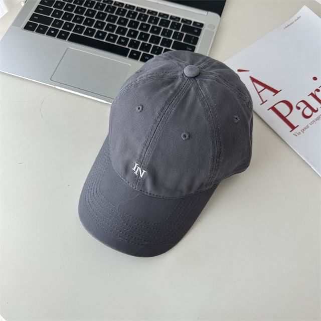 Baseball Embroidered Lettering Cap