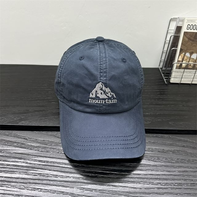 Baseball Embroidered Mountain Cap