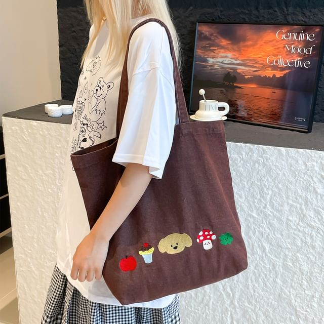 Dog Tote Print Bag
