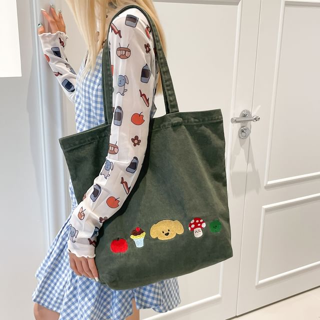 Dog Tote Print Bag