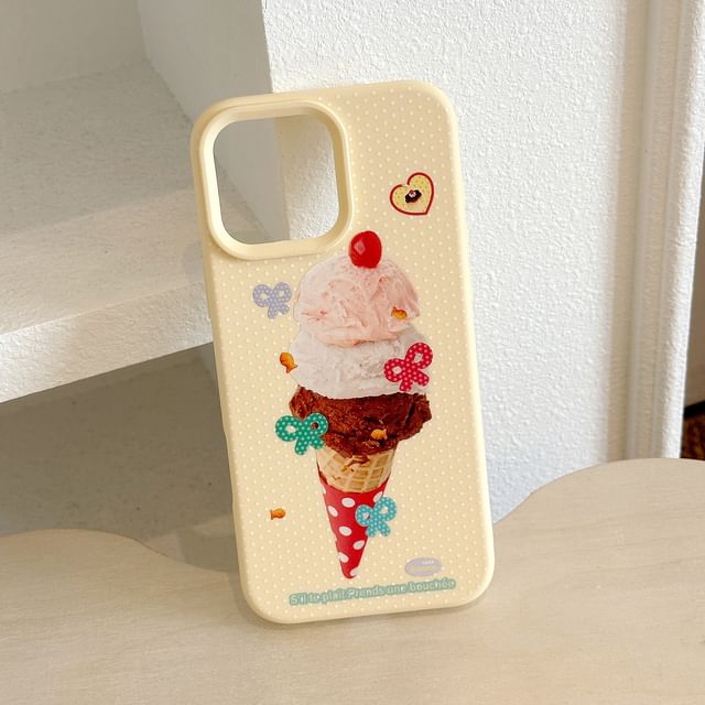 Print Case Ice Cream Phone