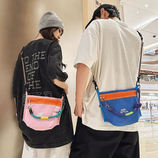 Bag Crossbody Lettering Rope Strap