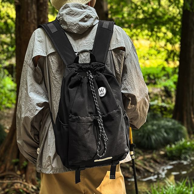 Backpack Drawstring Lettering