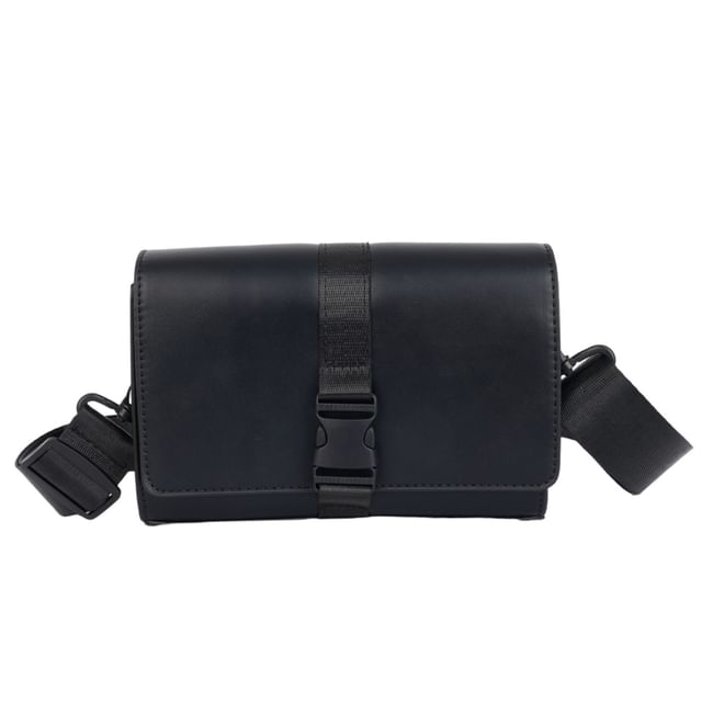 Crossbody Box Buckled Bag Flap