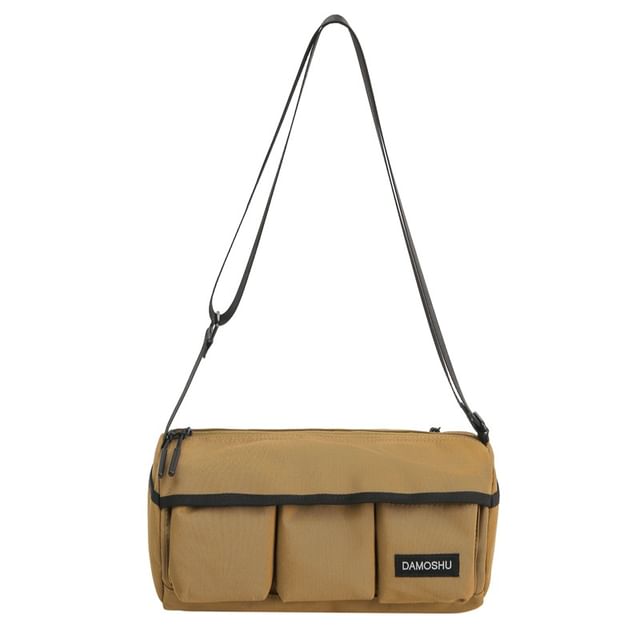 Bag Barrel Crossbody Lettering