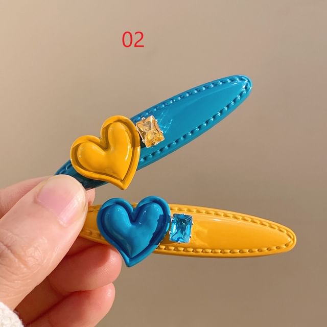 Set Heart / Hair Clip